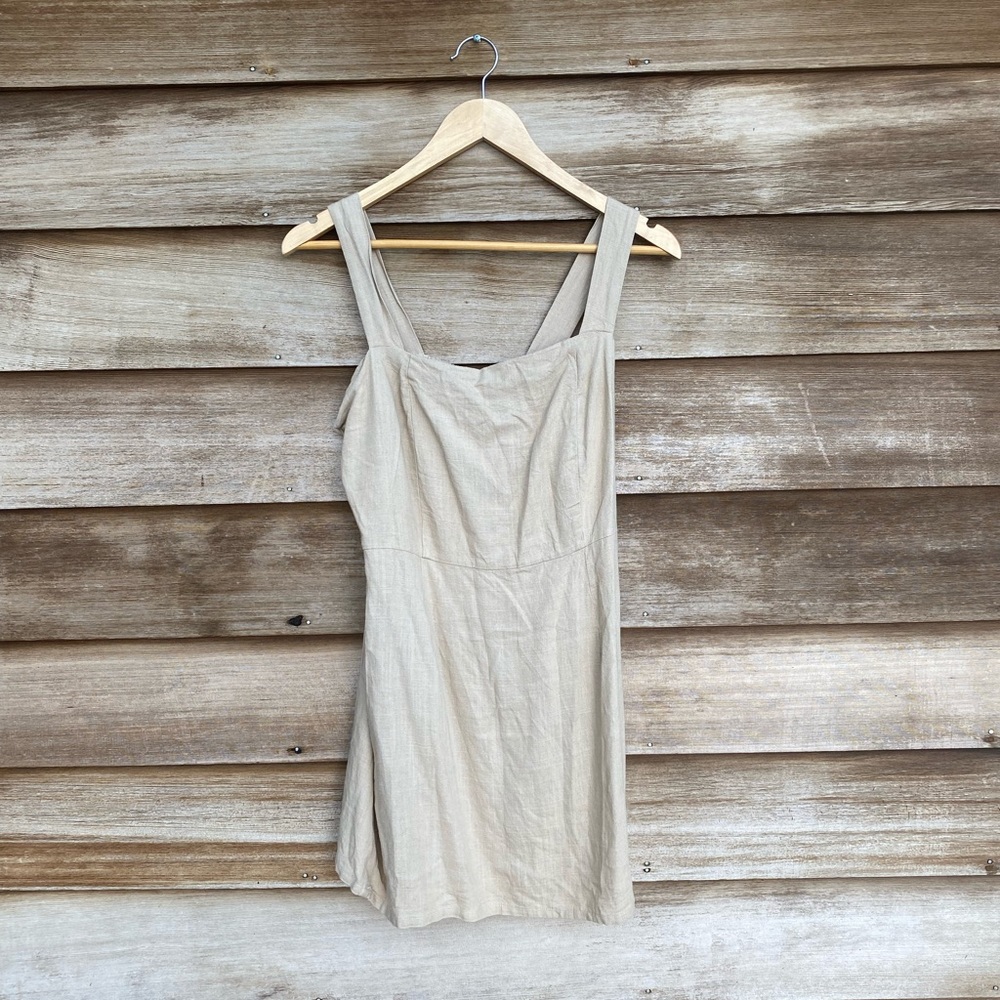 Nasty Gal cream sundress